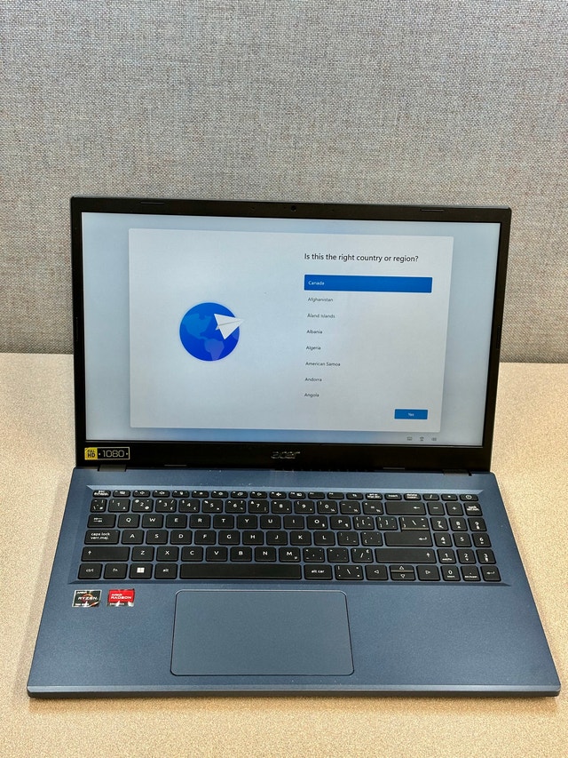 Acer Aspire 3 Laptop - 15" FHD, Ryzen 5, 8GB RAM, 256GB SSD