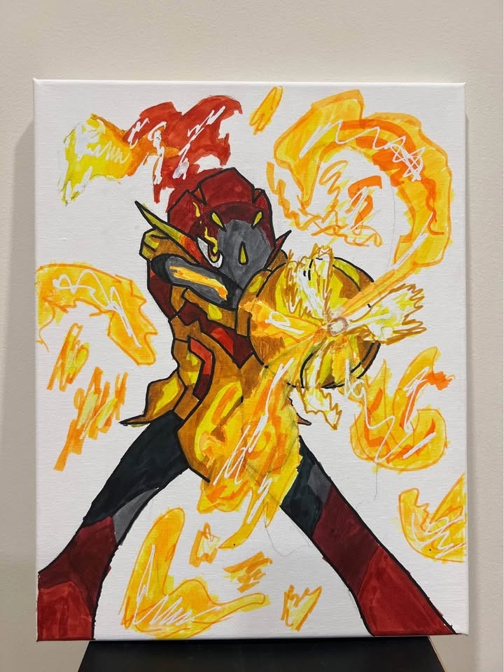Pokemon Art on 11x14 Canvas
