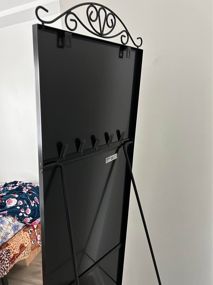Karmsund Standing Mirror - Black - photo 3