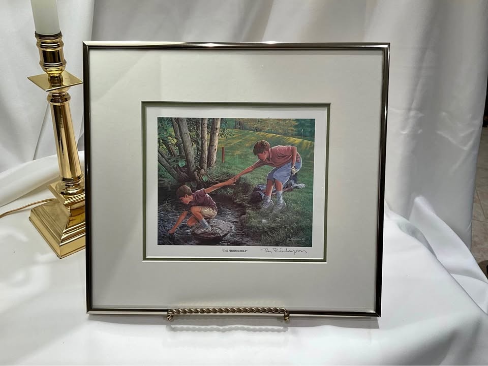 R.A. Finlayson "The Fishing Hole" Golf Art Print