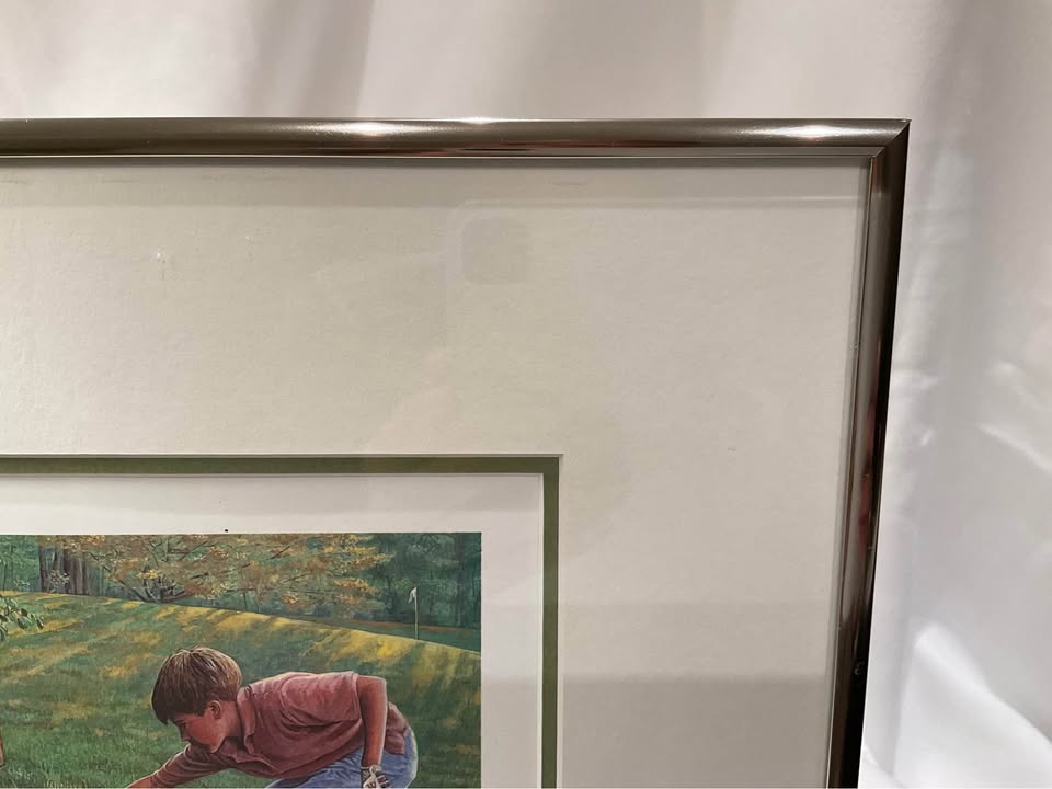R.A. Finlayson "The Fishing Hole" Golf Art Print - photo 5