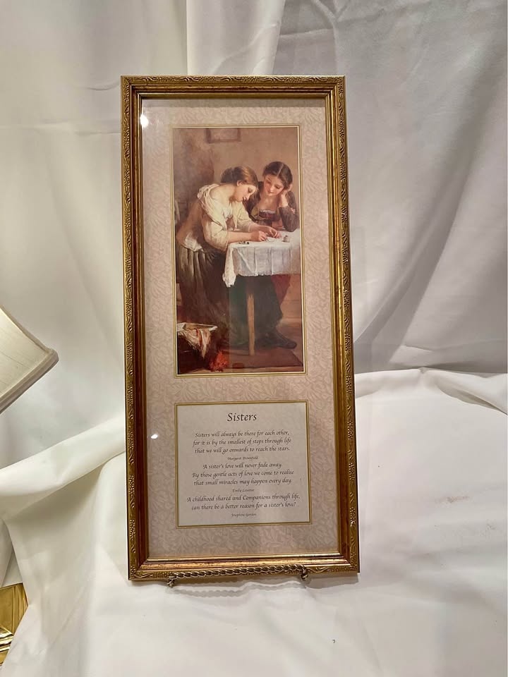 Sisters Ornate Frame Print