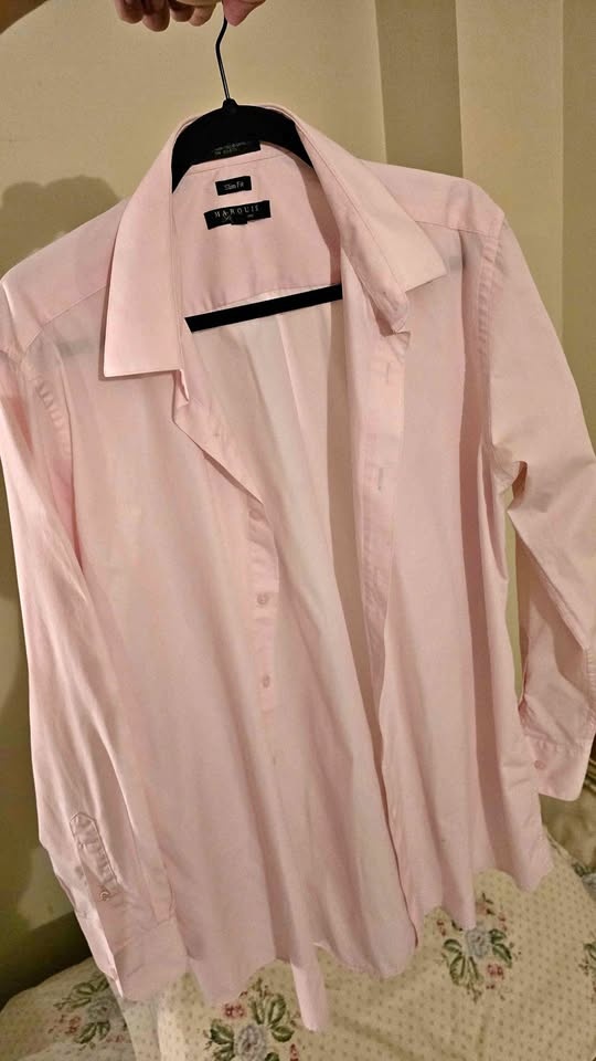 Men Shirt Marquis Signature Rose Long Sleeve