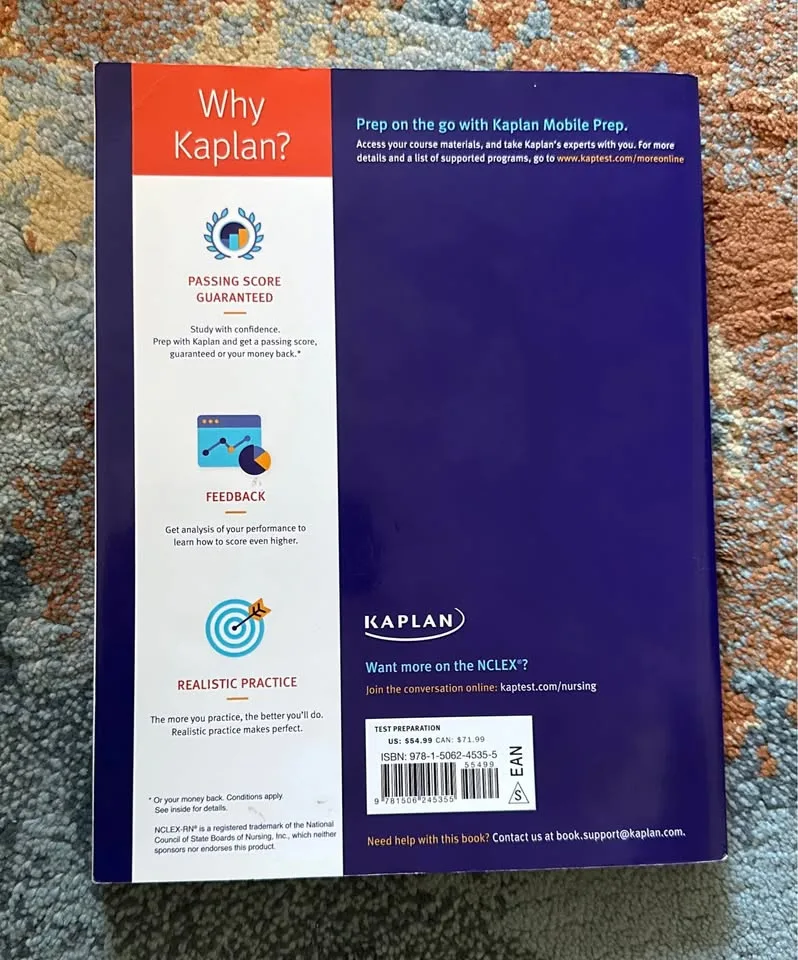 NCLEX-RN Prep Plus 2019 – Kaplan Nursing image indicator(2)