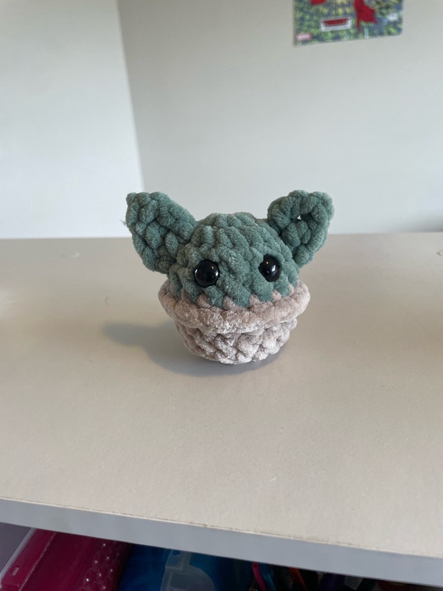 Baby Yoda crocheted