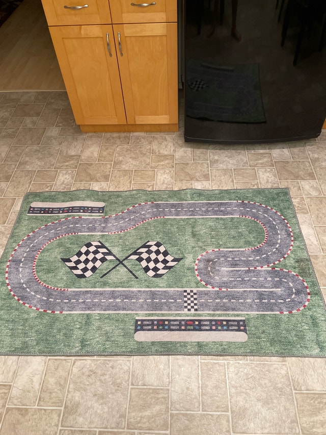 Race Car Track Rug