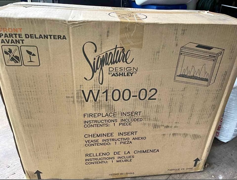 Ashley Fireplace Insert Brand New