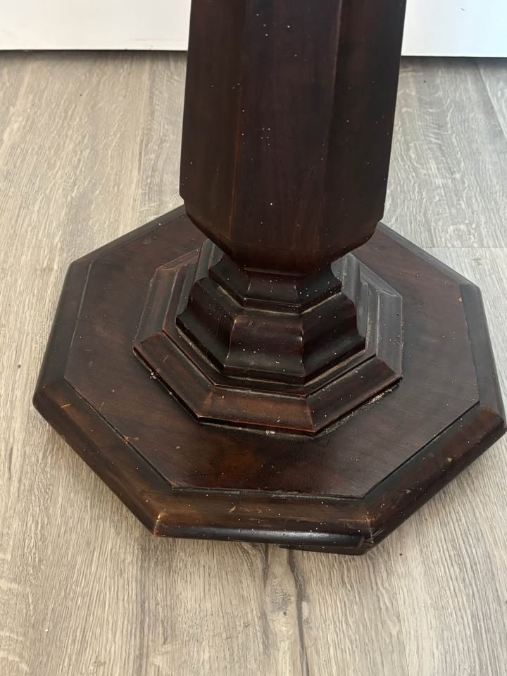 1880’s Walnut Pedestal original finish - statue/plant stand - photo 2