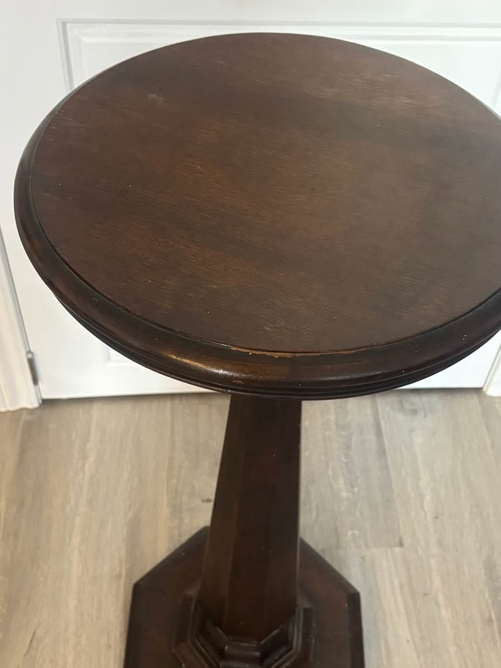 1880’s Walnut Pedestal original finish - statue/plant stand - photo 5
