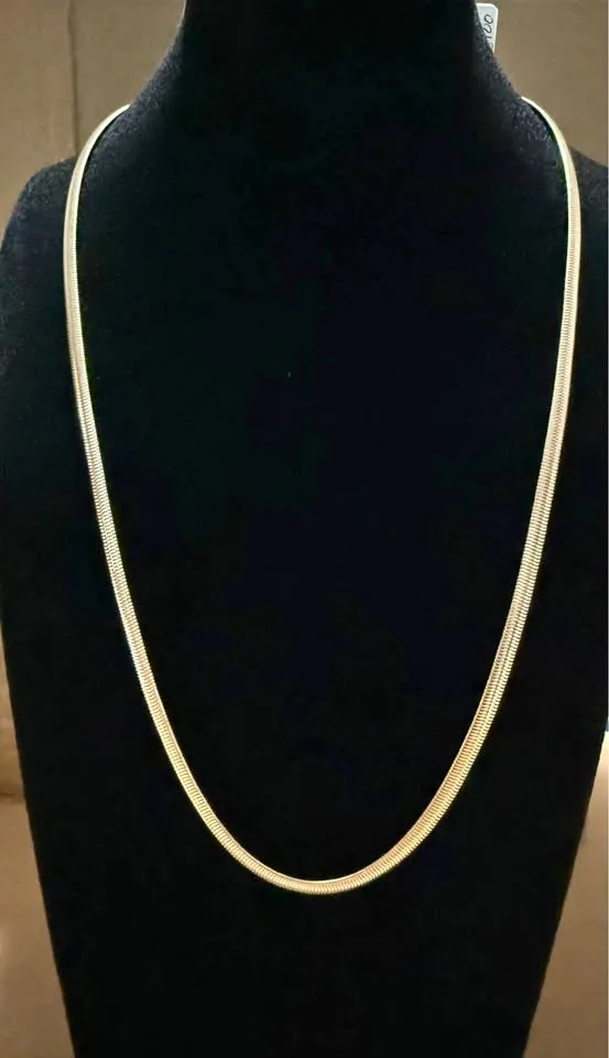 18 in 18K Gold fill Snake chain thumbnail