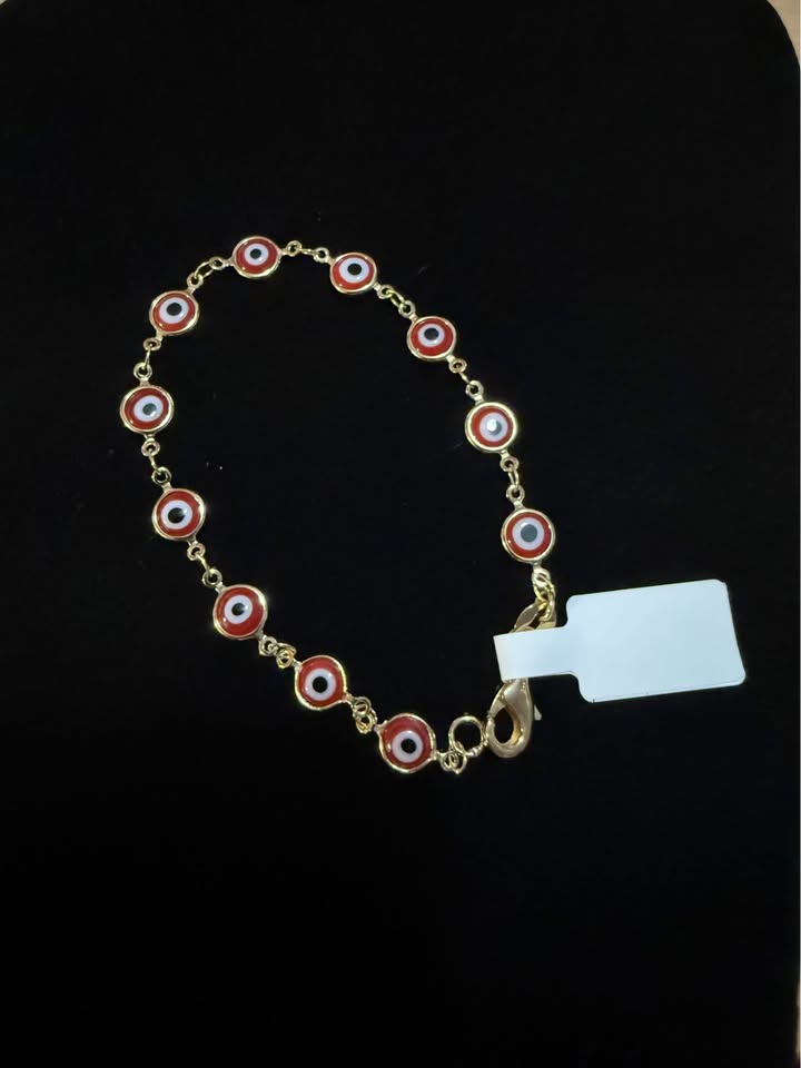 7in red evil eye bracelet - photo 2