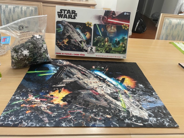 Star Wars & Star Trek Puzzles - 3 Pack