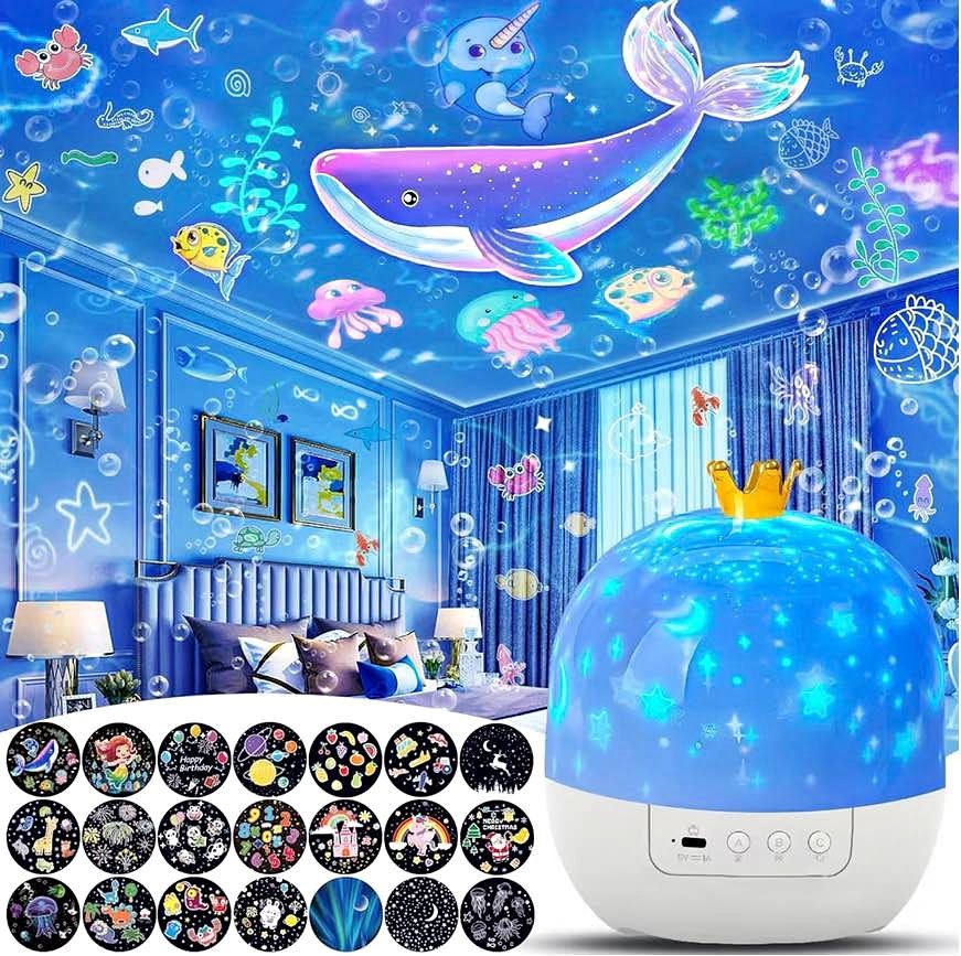 21 Sets of Films, Night Light for Kids Bedroom