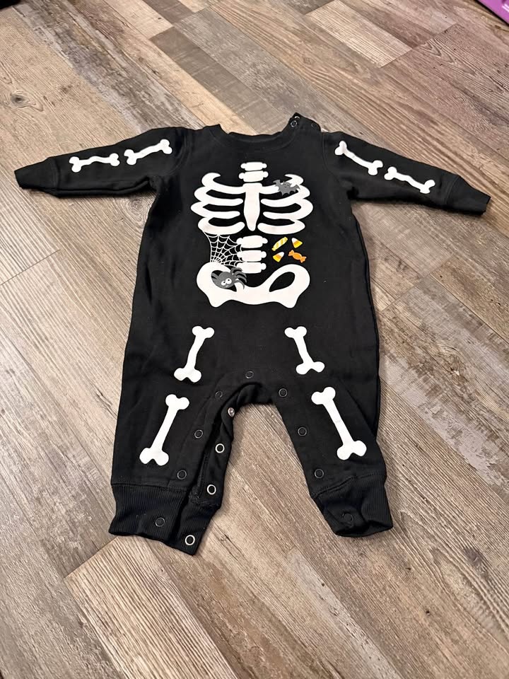 Baby Skeleton Halloween Costume for 1-2 year old