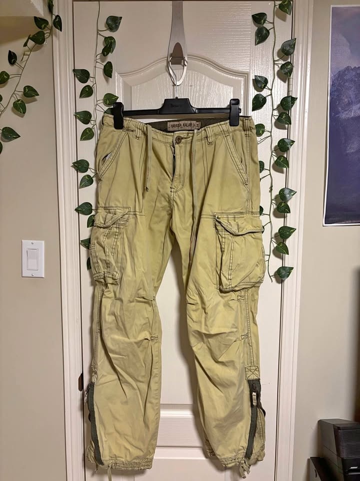 Vintage Japanese hayata kalan cargo pants size 34