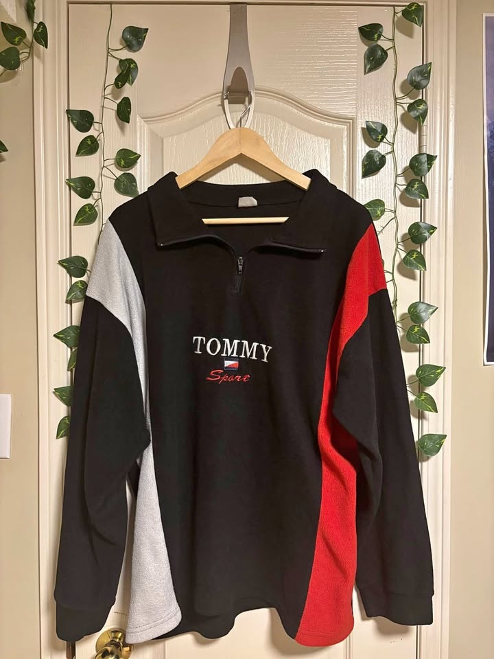Vintage Tommy Hilfiger Sport Quarter Zip XL/L