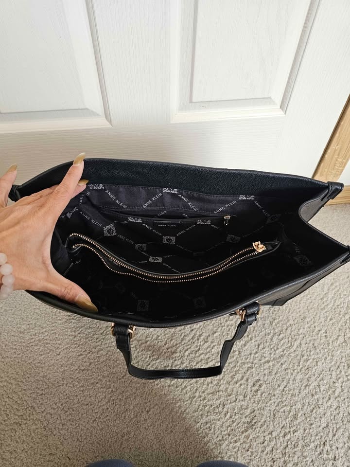NEW Anne Klein Black Tote Bag - photo 4
