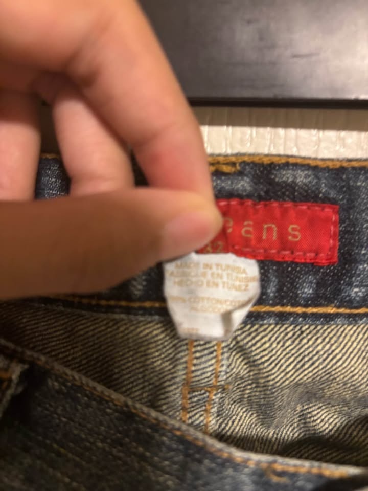 Vintage FCUK Flared Slim Fit Button Up Jeans Size 32 - photo 4