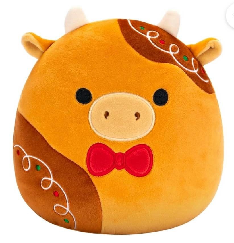 Squishmallows Jericho Gingerbread Cow 12"