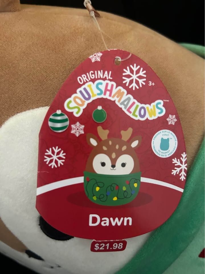 Squishmallows "Dawn" Reindeer Christmas Plush - photo 4
