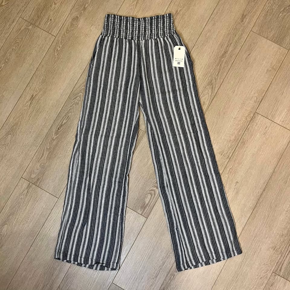 BILLABONG Stripped Slack Pants (NWT) - Size S/M