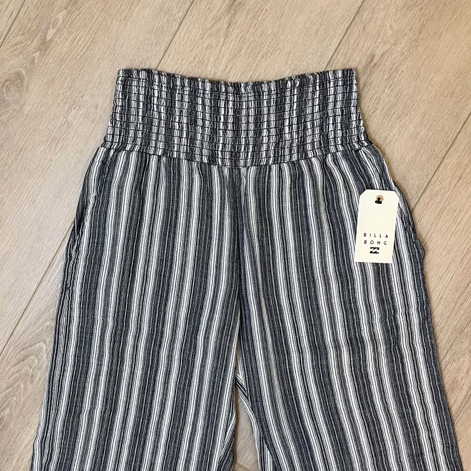 BILLABONG Stripped Slack Pants (NWT) - Size S/M - photo 2