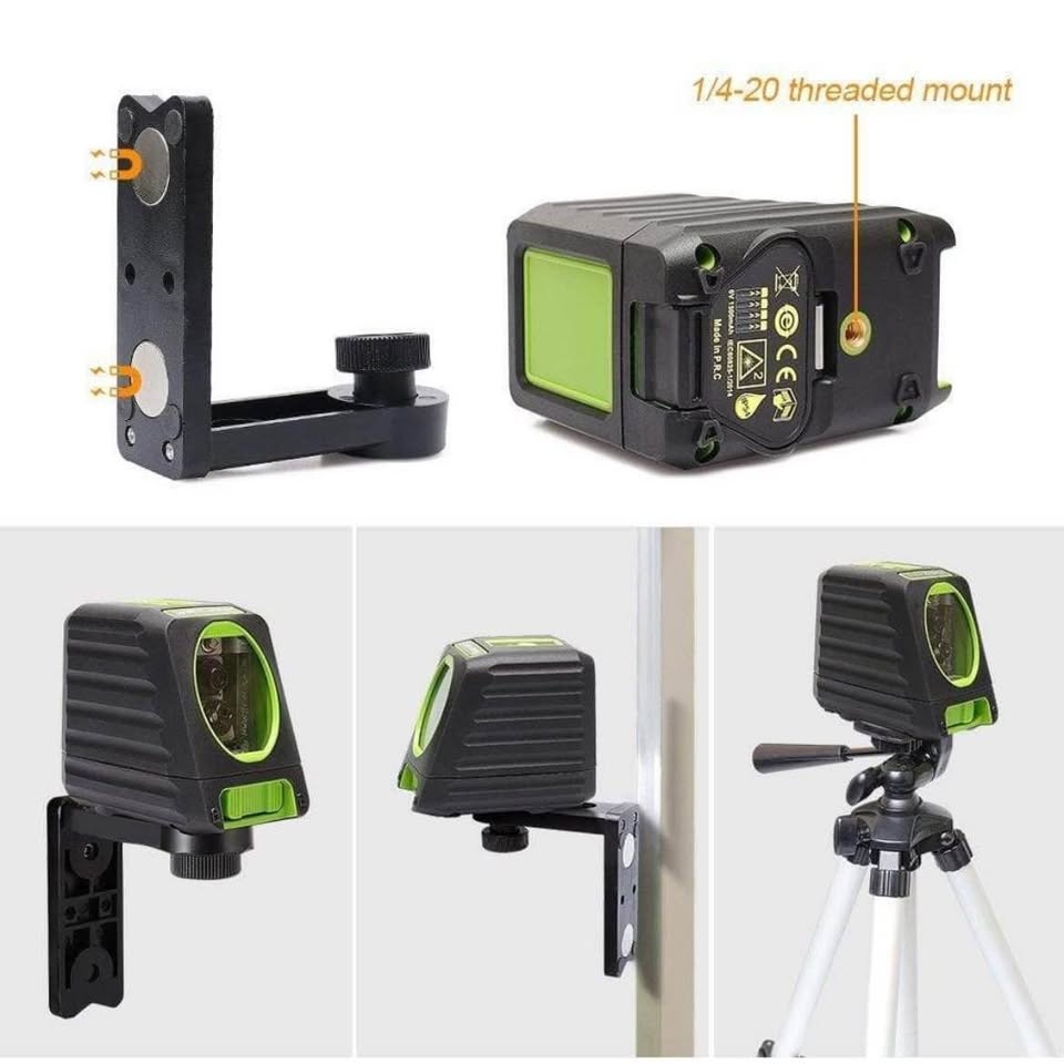 Huepar Box-1R Laser Level (Red Beam) – Self Leveling, Like New - photo 4