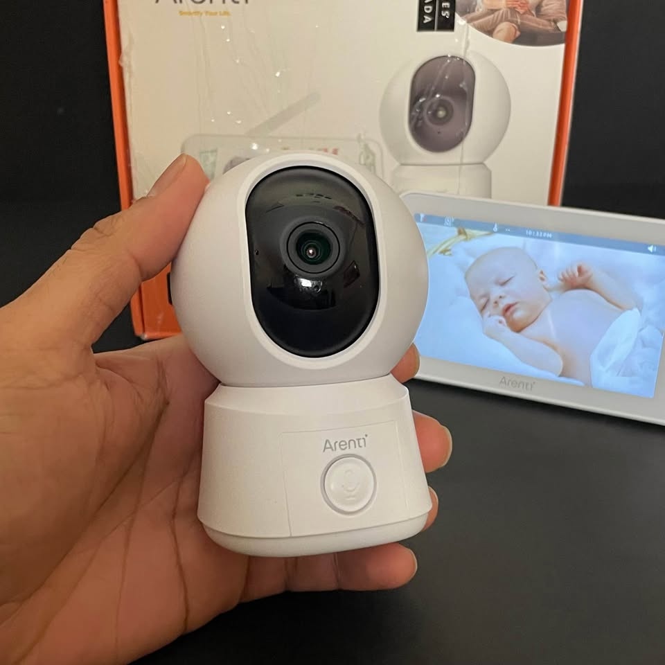 Smart WiFi Baby Monitor w/ 5" Display, 360° Cam, Night Vision - photo 3