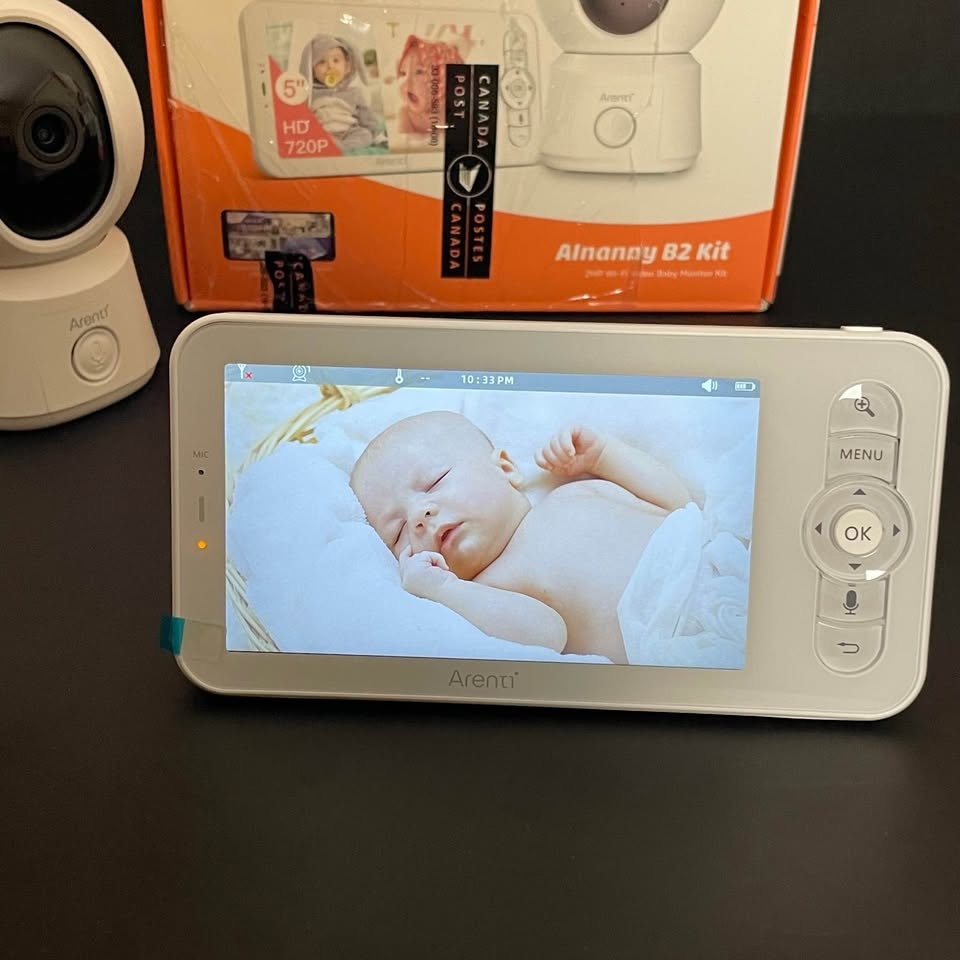 Smart WiFi Baby Monitor w/ 5" Display, 360° Cam, Night Vision - photo 4