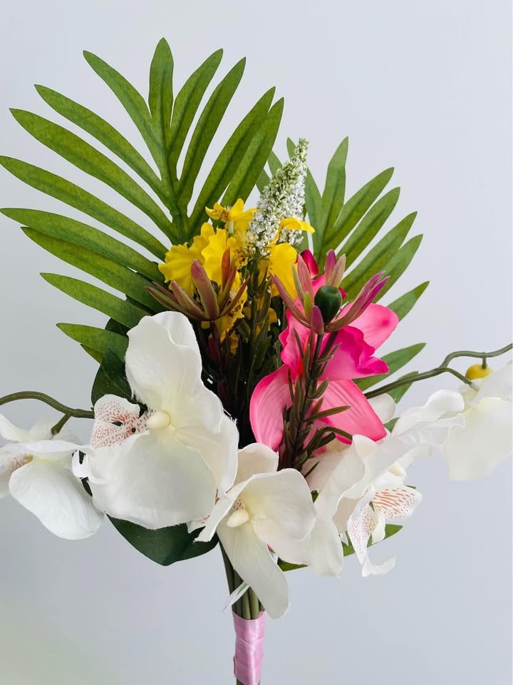Brand new artificial tropical flower bouquet - photo 2