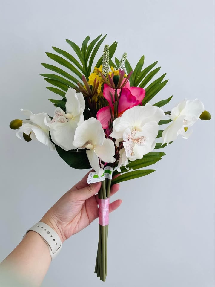 Brand new artificial tropical flower bouquet - photo 3