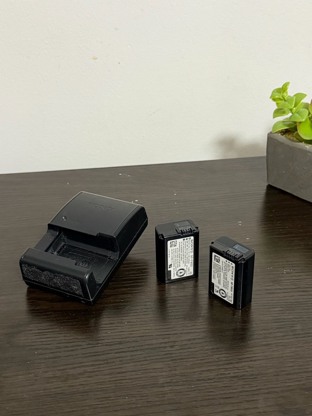 2 Original NP-FW50 With Charger - photo 3