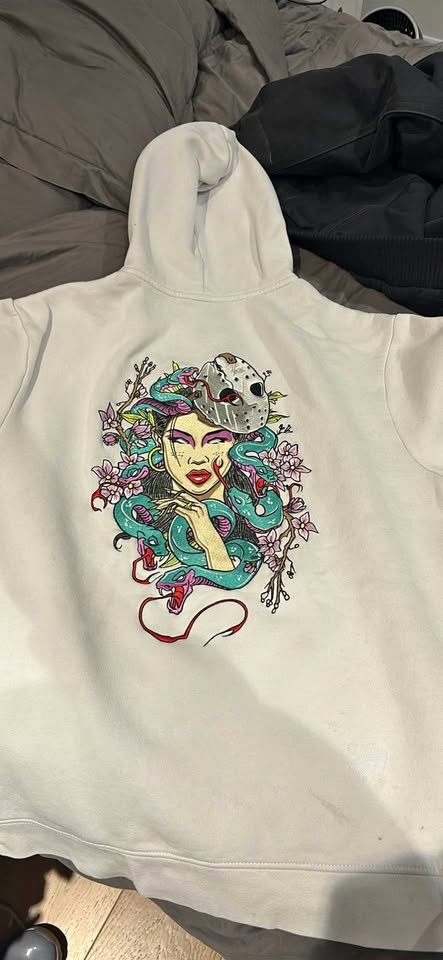 DGK White Medusa Hoodie (Size Large)
