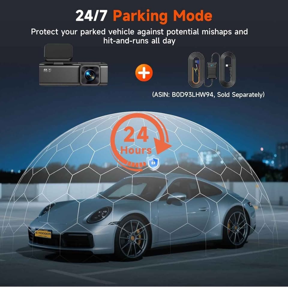 New 4K Dual Dash Cam with WiFi + Rear Cam - photo 5