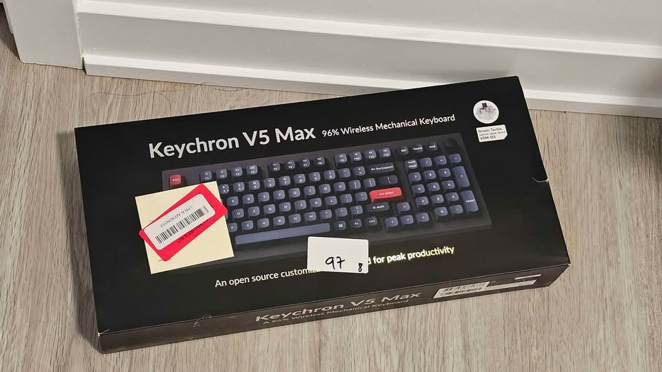 Keychron V5 Max Wireless Custom Knob Mechanical Keyboard - photo 5