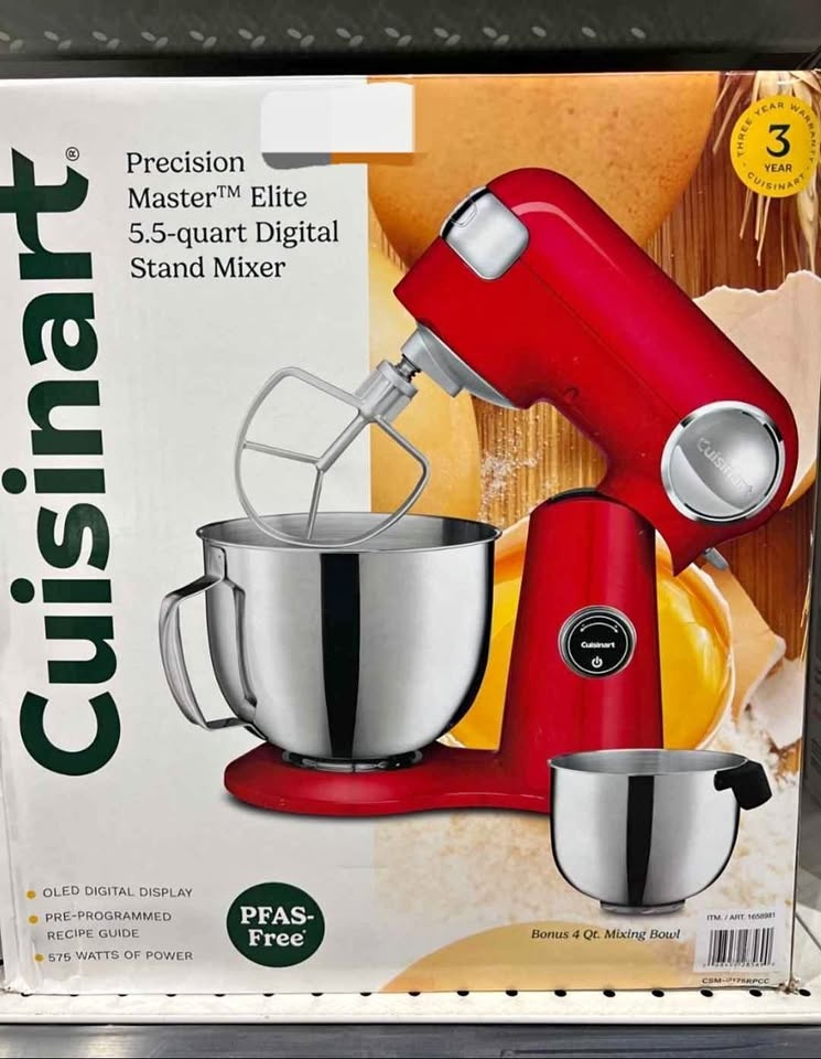 Cuisinart 5.2 L Precision Master Elite Digital Stand Mixer + Bon