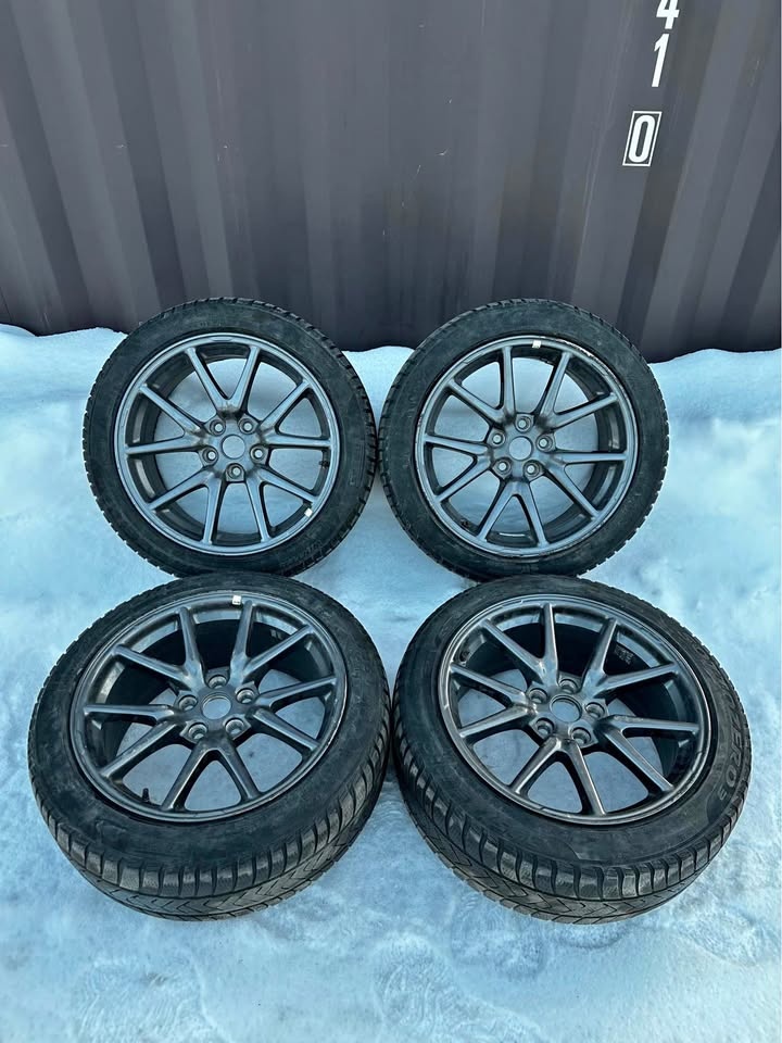 18” OEM Tesla Model 3 Rims on Pirelli Winter Tires