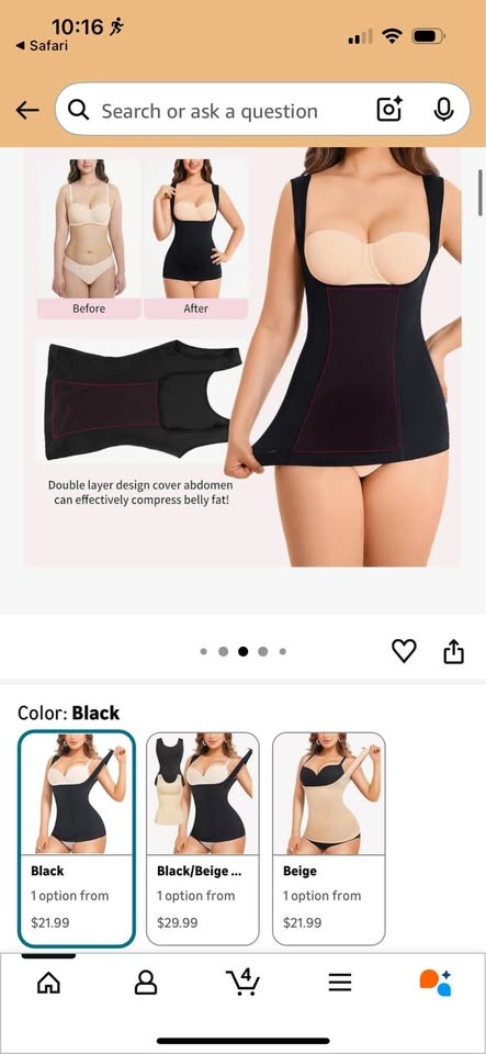Gotoly Women's Waist Cincher Tummy Control Vest - photo 3