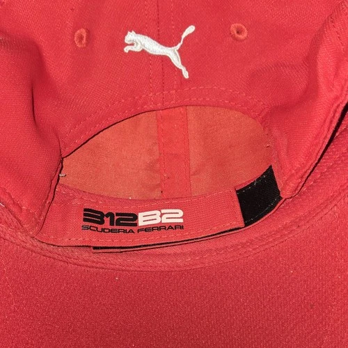 Ferrari x PUMA 312 B2 F1 Racing Hat Red Scuderia SF Heritage Cap - photo 3