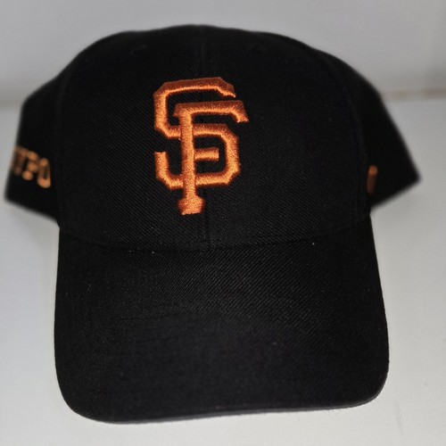 SF Giants Hat '47 Brand Black Orange GYPO Strapback MLB