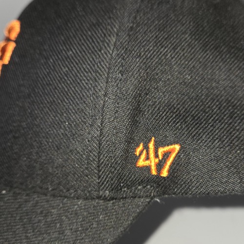 SF Giants Hat '47 Brand Black Orange GYPO Strapback MLB - photo 2
