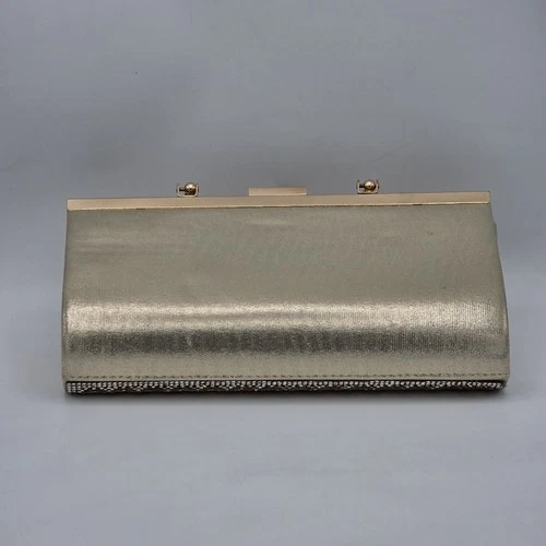 D'Margeaux Geometric Sparkle Clutch With Gold Finish - photo 3