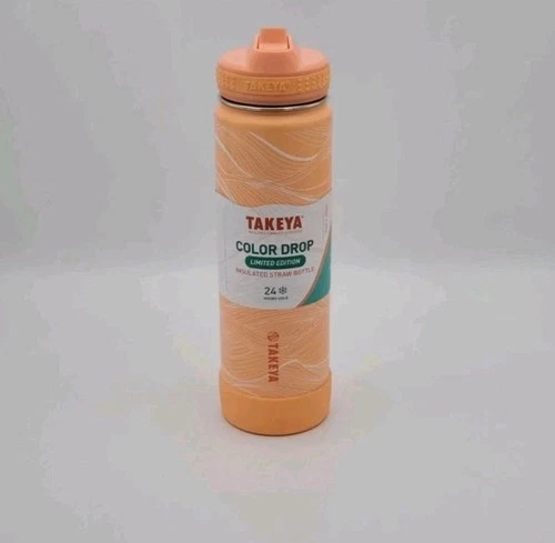 Takeya First Color Drop 22 Oz Limited Edition - Peach Wave