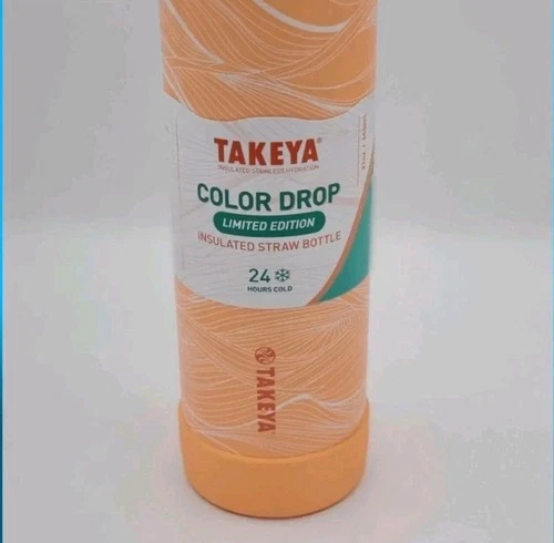 Takeya First Color Drop 22 Oz Limited Edition - Peach Wave - photo 2