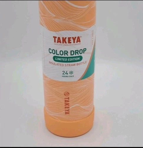 Takeya First Color Drop 22 Oz Limited Edition - Peach Wave - photo 3
