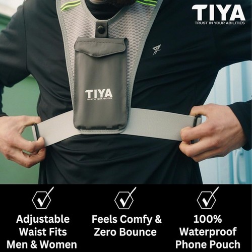 TIYA Reflective Running Vest - Waterproof Phone Holder - photo 4