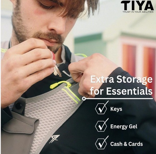 TIYA Reflective Running Vest - Waterproof Phone Holder - photo 5