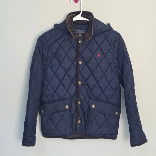 Polo Ralph Lauren Kids Quilted Hooded Barn Jacket, Size XL - photo 2