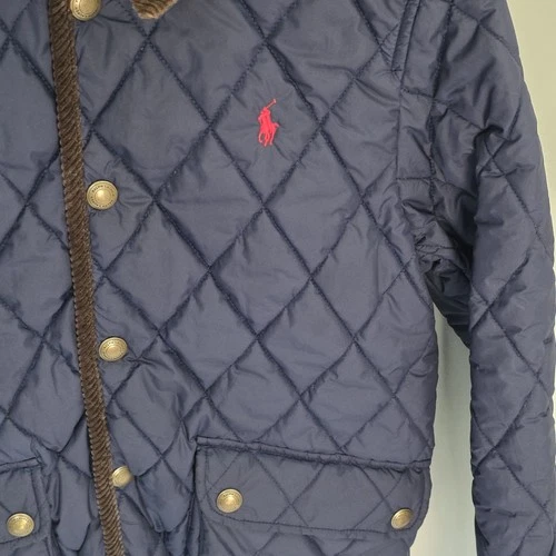 Polo Ralph Lauren Kids Quilted Hooded Barn Jacket, Size XL - photo 3