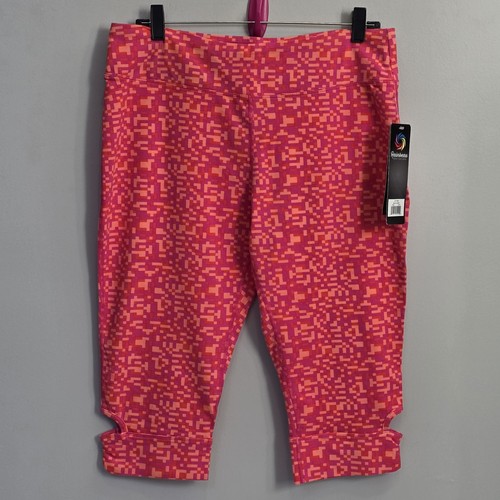 Rainbeau Curves 14/16 Capri Leggings Geometric Print Plus Size